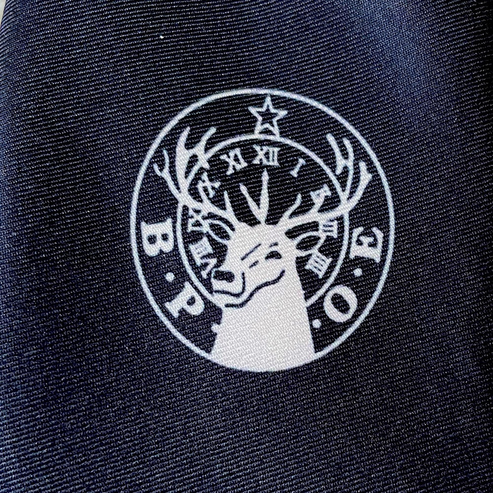 Benevolent and Protective Order of the Elks Logo Black Vintage Tie